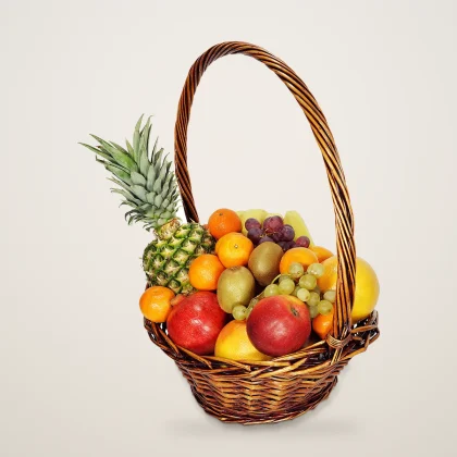 Fruit Basket Gift - fresh fruit basket delivered in Dubai | 800petals