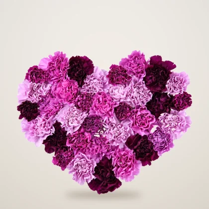 Purple Heart Flower Arrangement - flowers delivered in Dubai | 800petals