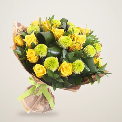 Rose and Chrysanthemum bouquet - flowers delivered in Dubai | 800petals